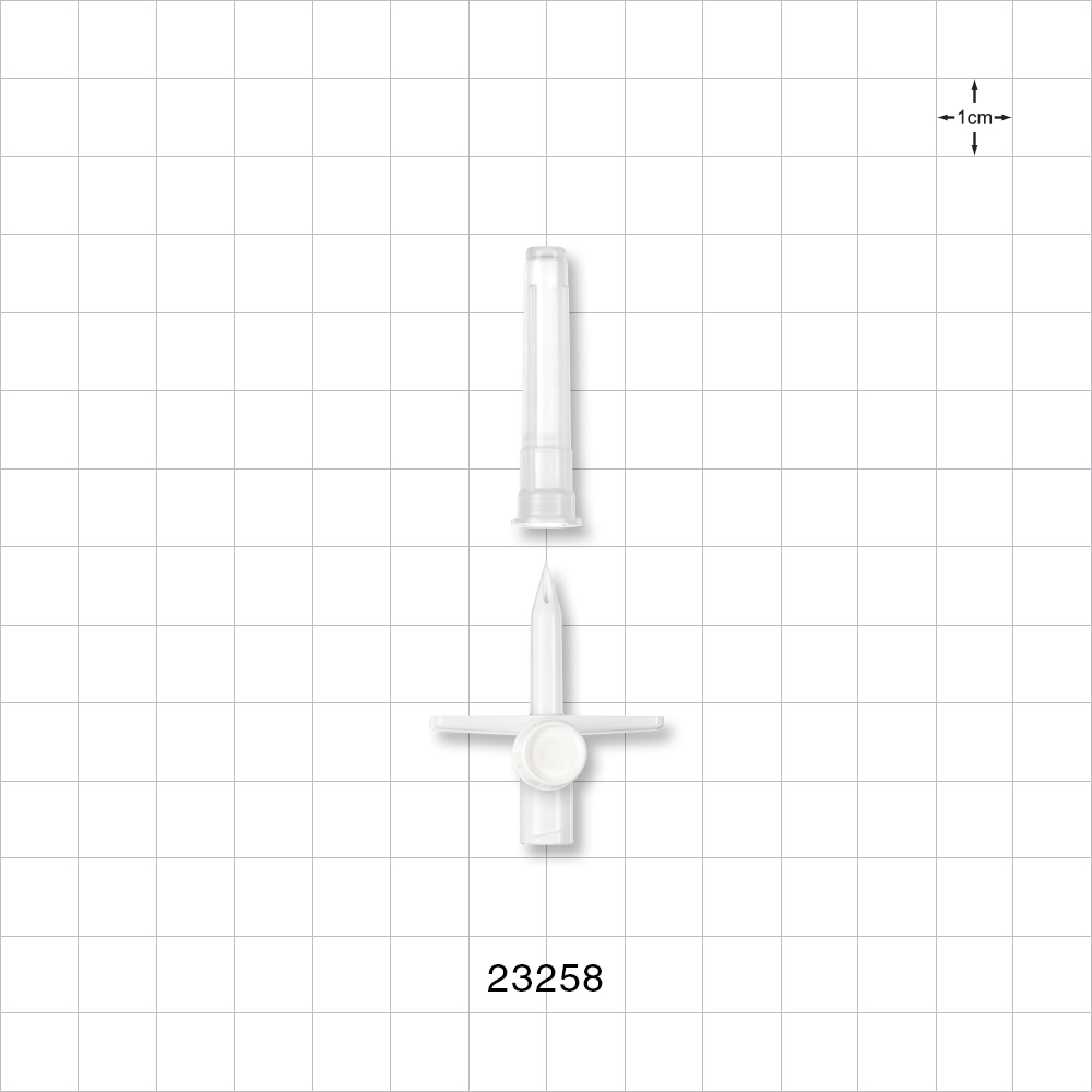 Mini Transfer Spike, Vented with Non-Vented Cap, Female Luer Lock
