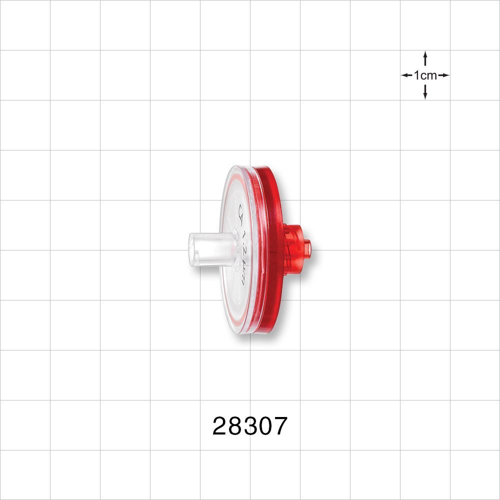 Hydrophilic Filter, Female Luer Lock Inlet, Male Luer Lock Outlet