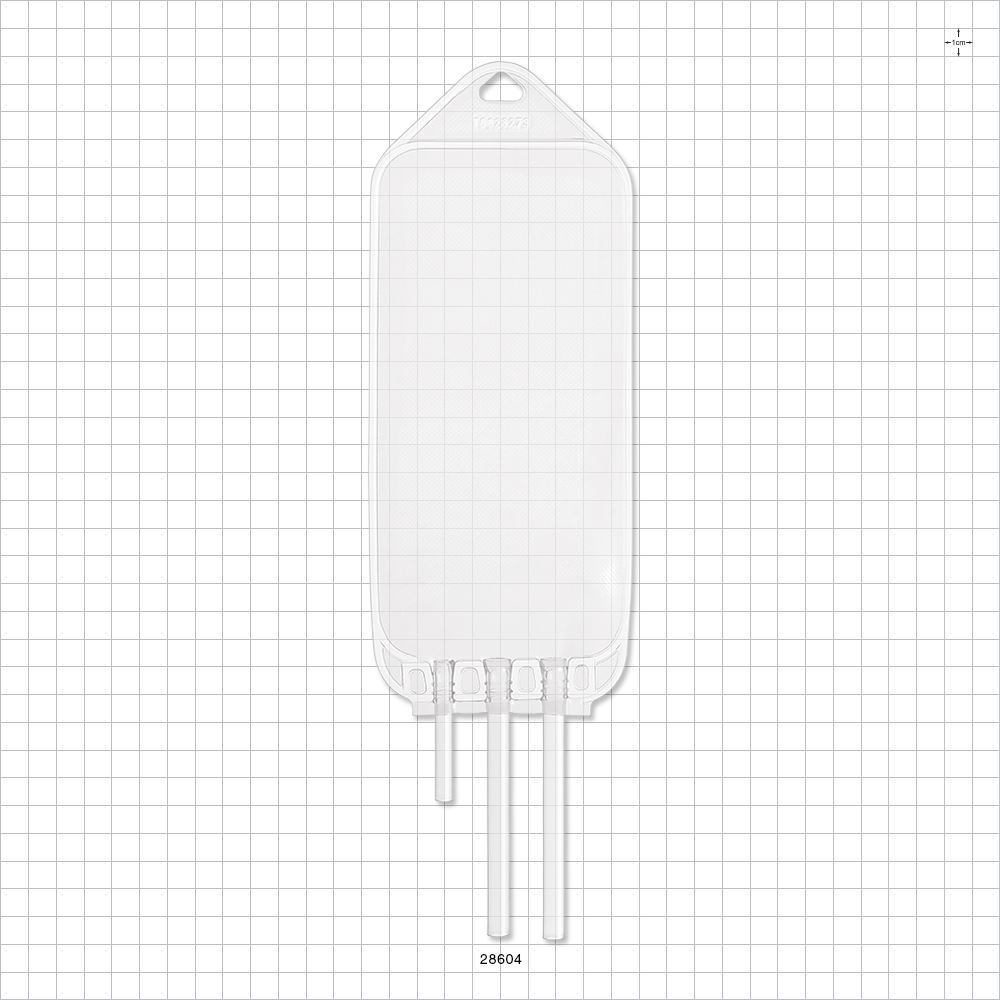 Flexboy® 2D Bag Chamber, 3 Tube Ports, Non-Sterile