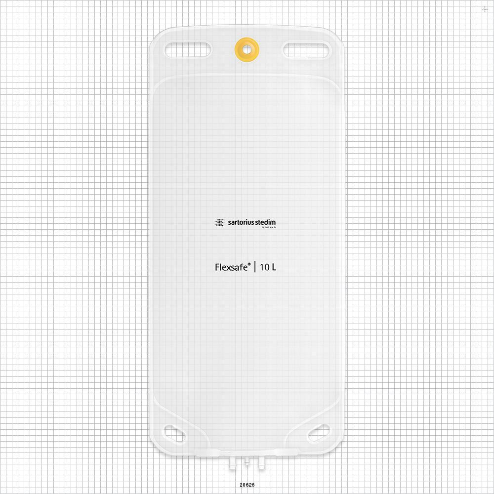 Flexsafe® 2D Bag Chamber, 3 Ports, Non-Sterile