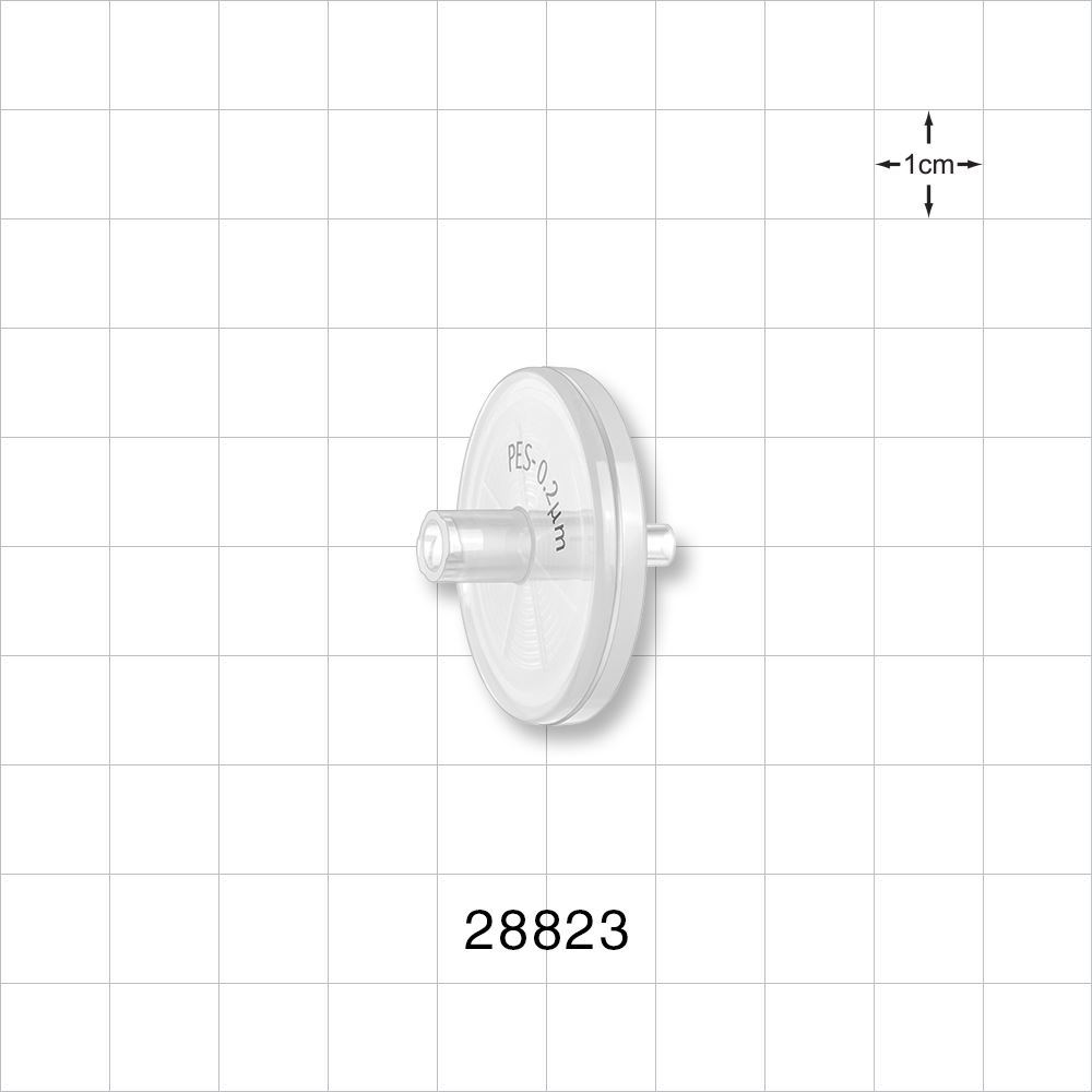 Minisart® Hydrophobic Filter, Female Luer Lock Inlet, Male Luer Slip Outlet