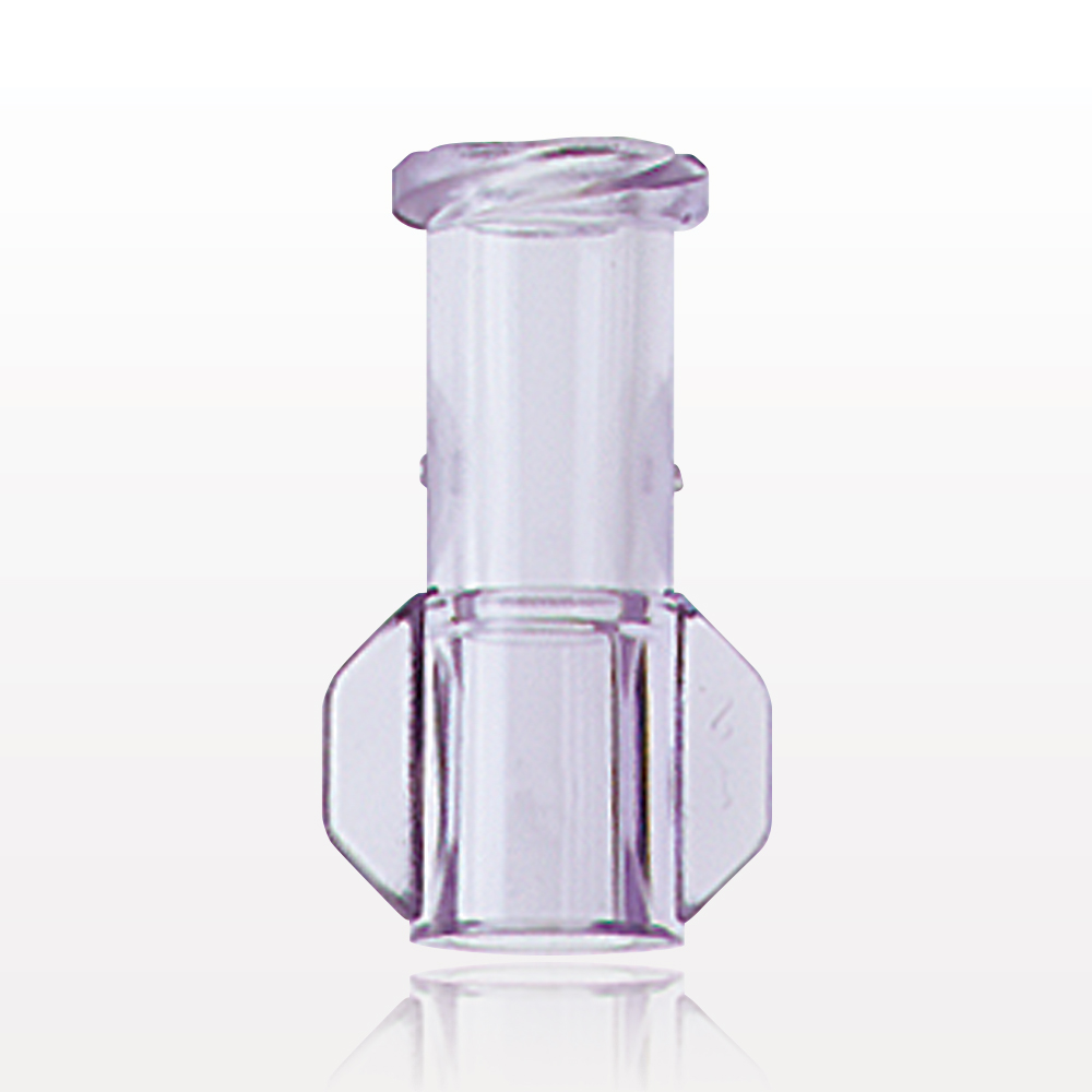 Female Luer Lock, Tubing Port, Clear