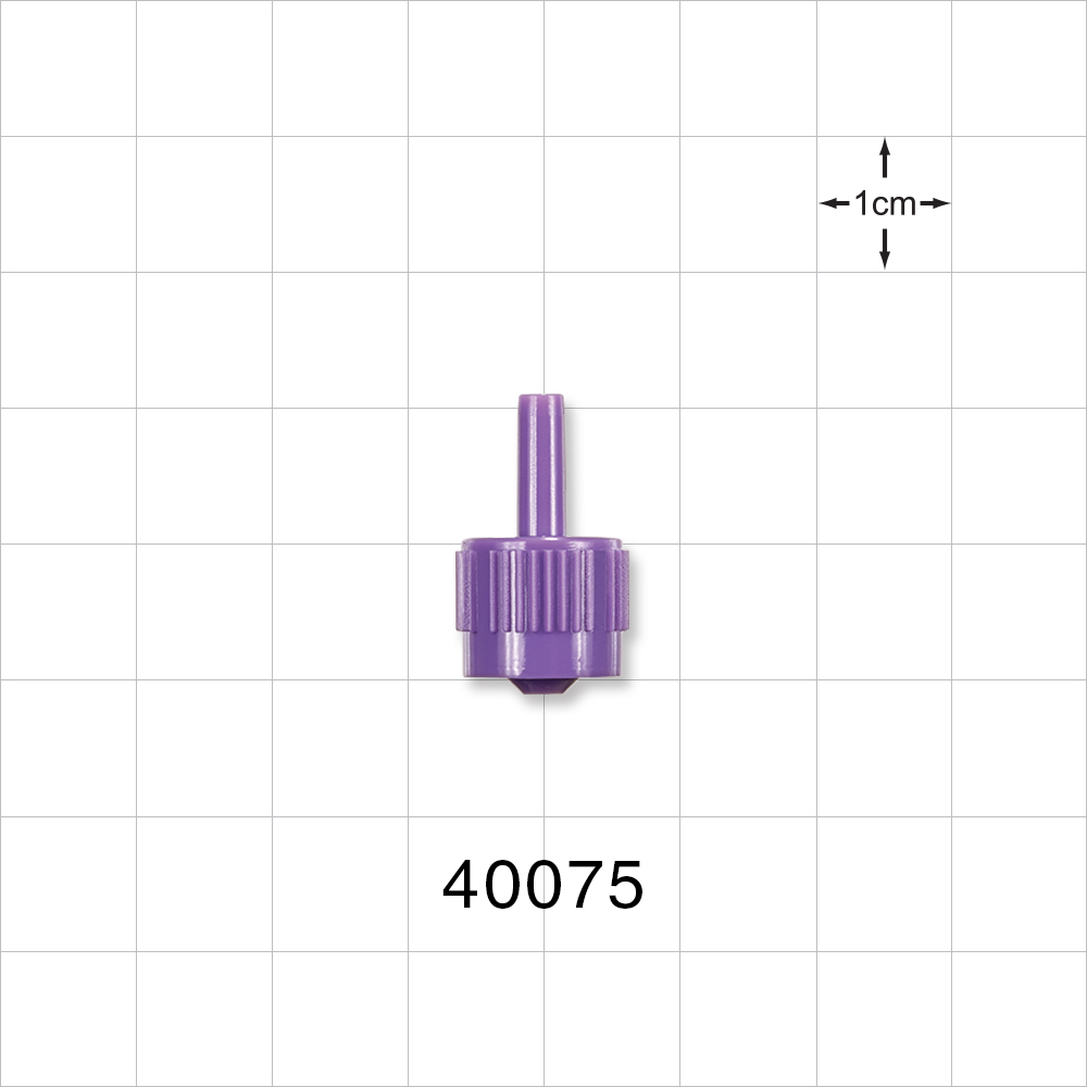Male ENFit® Connector, Purple