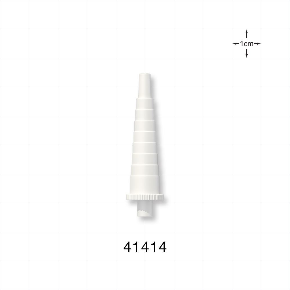 Stepped Connector, White