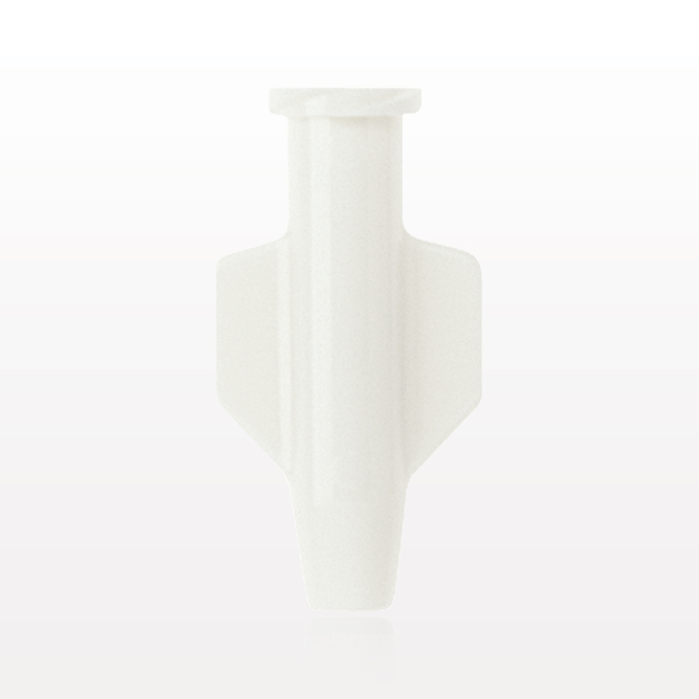 Female Luer Lock, Tubing Port, White