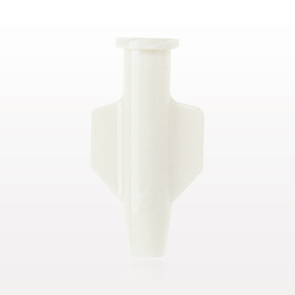 Female Luer Lock, Tubing Port, White