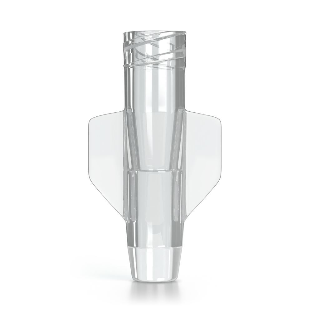 Female Luer Lock, Tubing Port, Clear