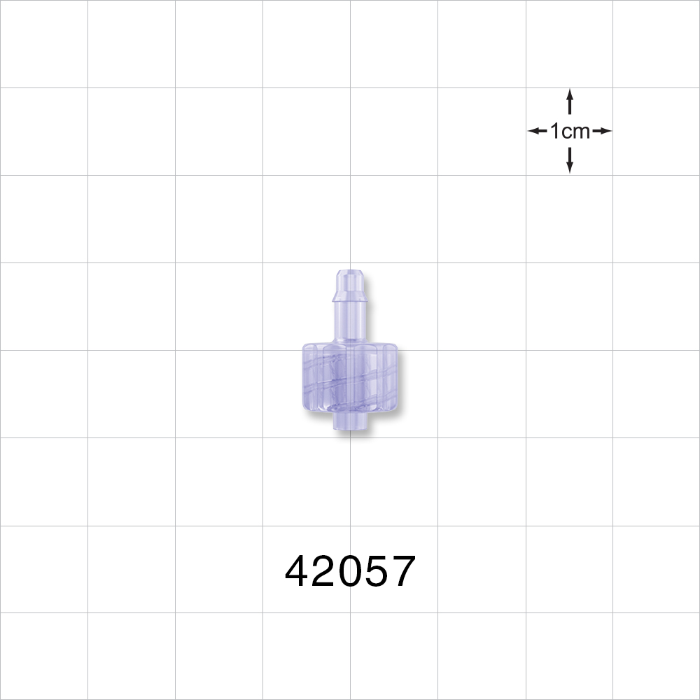 Male Luer Lock, Barbed, Clear