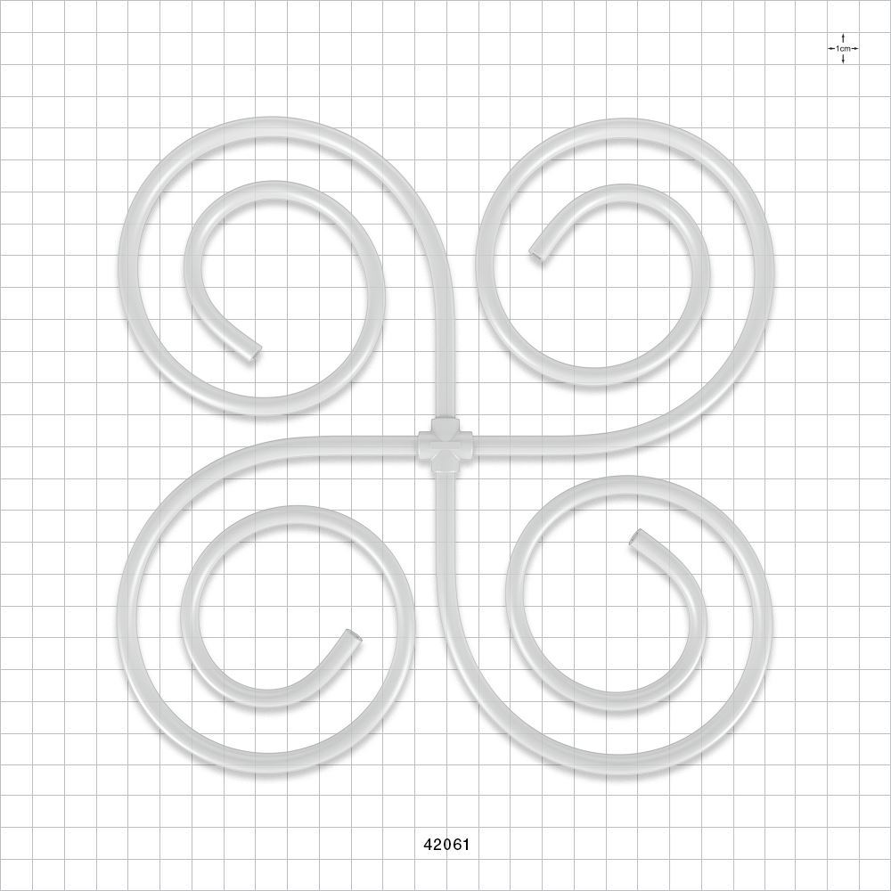Molded Cross Component, Liveo™ Pharma-50 Tubing
