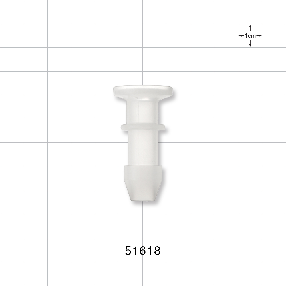 Sanitary Flange, Barbed, Natural