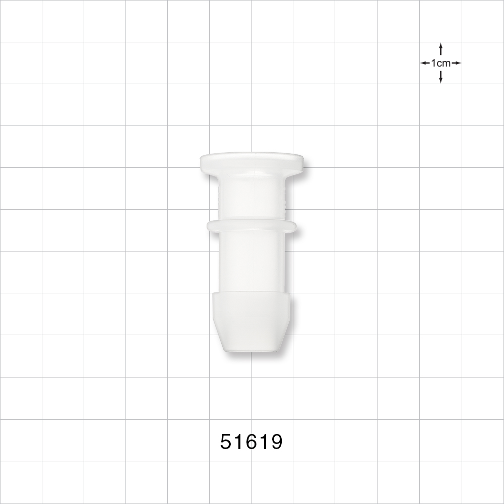 Sanitary Flange, Barbed, Natural