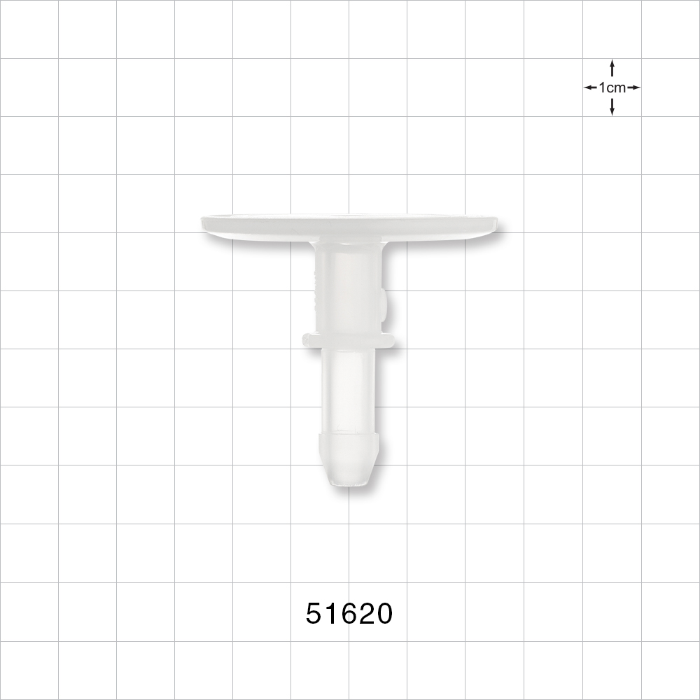 Sanitary Flange, Barbed, Natural