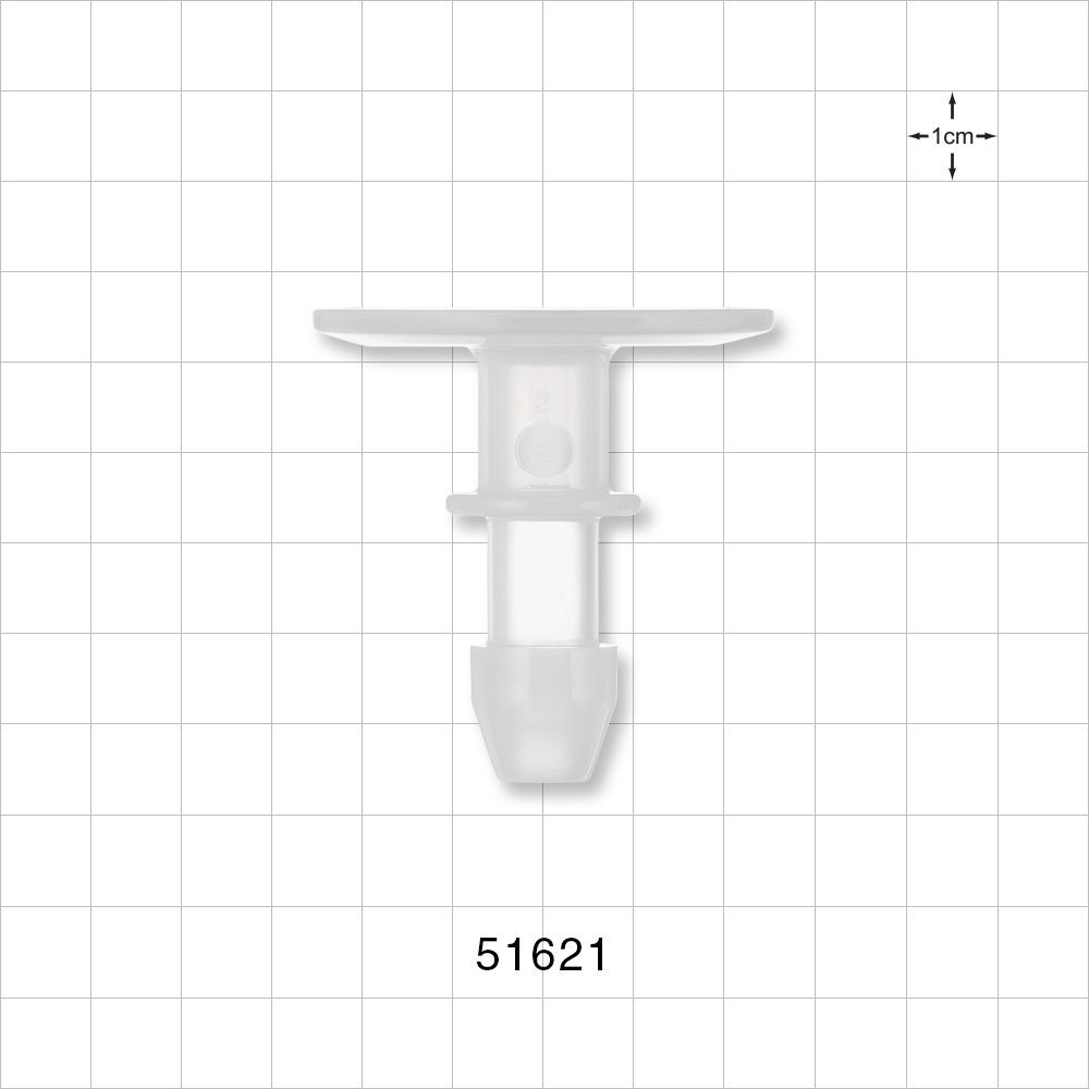 Sanitary Flange, Barbed, Natural