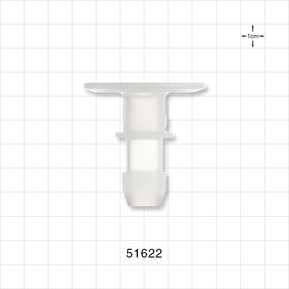 Sanitary Flange, Barbed, Natural