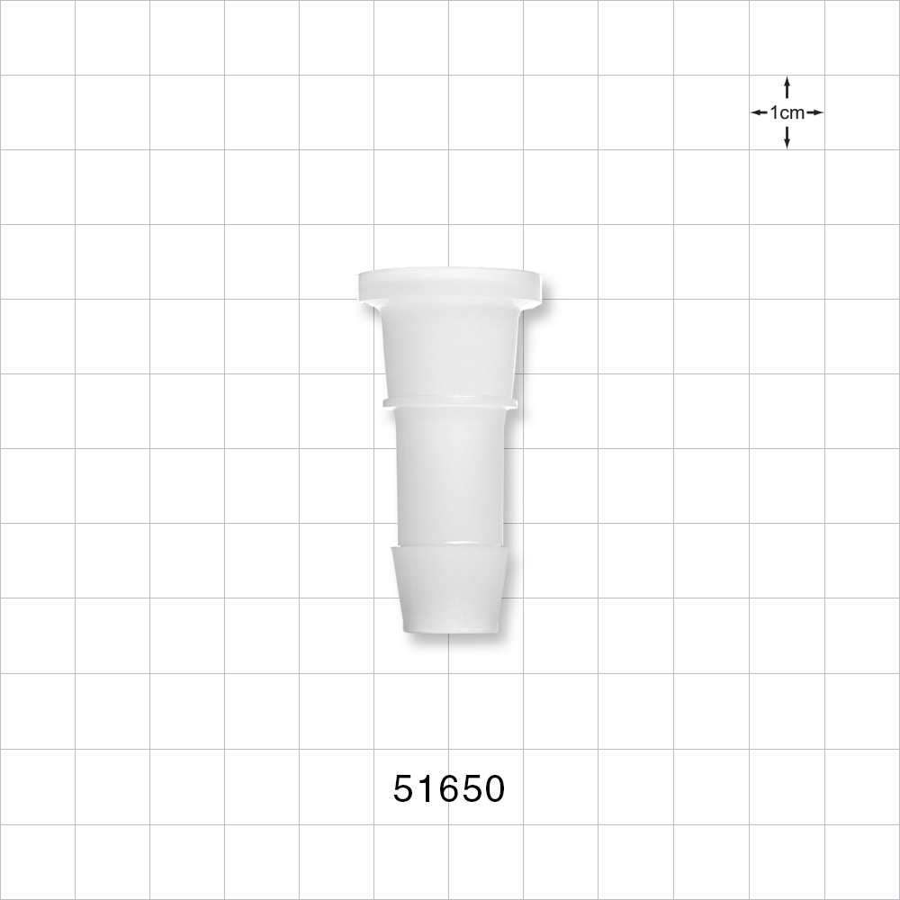 Sanitary Flange, Barbed, Natural