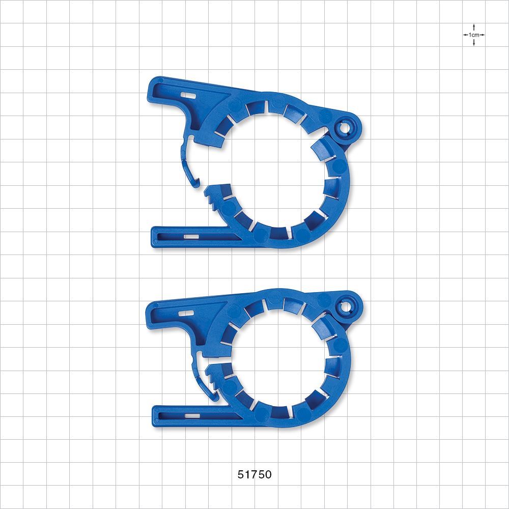 FlowLinX™ Sanitary Flange Clamp, Blue