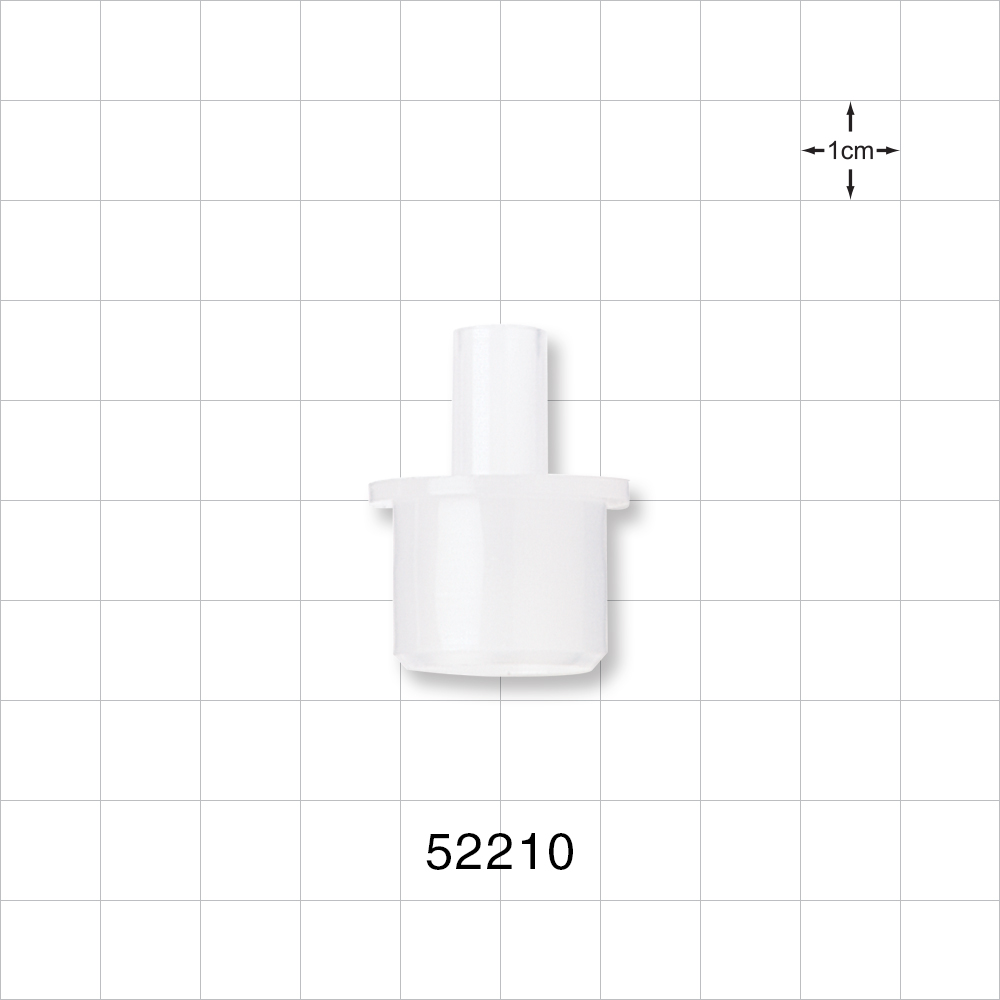 Straight Connector, Reducer, Tubing Port, Natural
