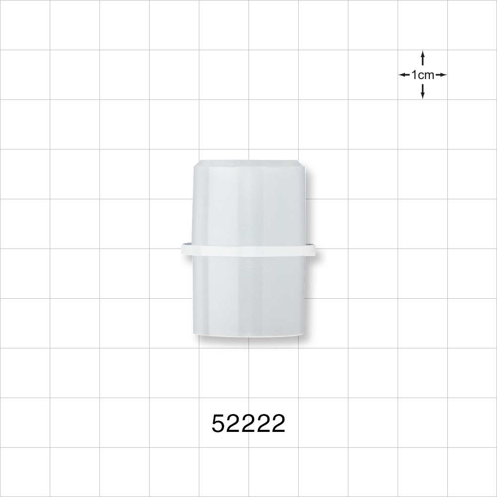 Straight Connector, Tubing Port, Natural