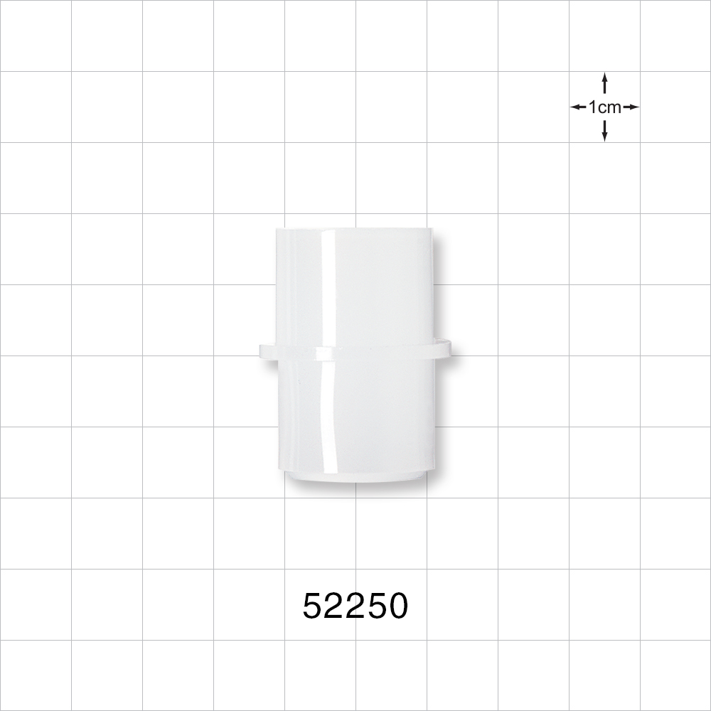Straight Connector, Tubing Port, Natural