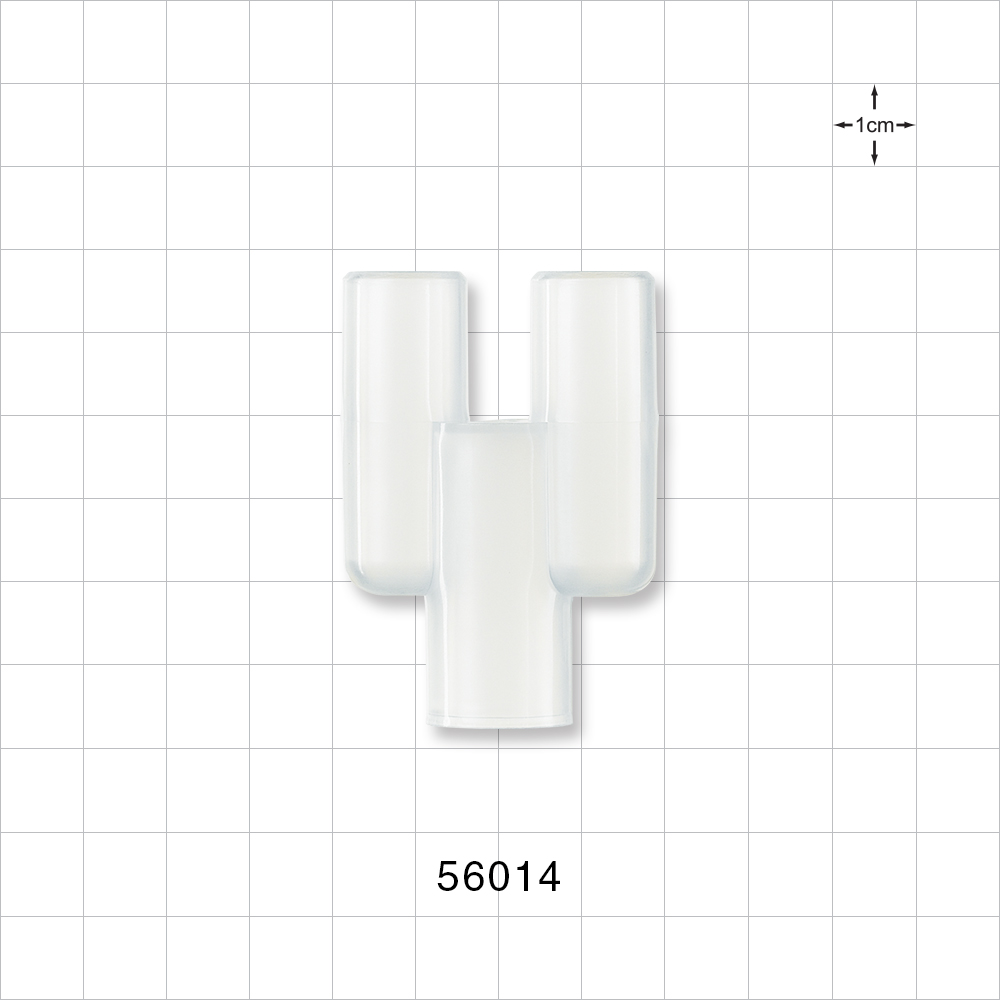 Y Connector, Parallel, Tubing Ports, Natural