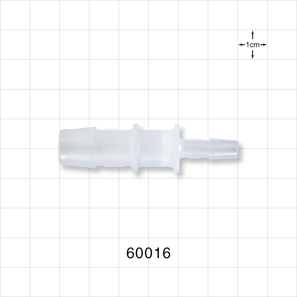 Straight Connector, Reducer, Barbed, Natural