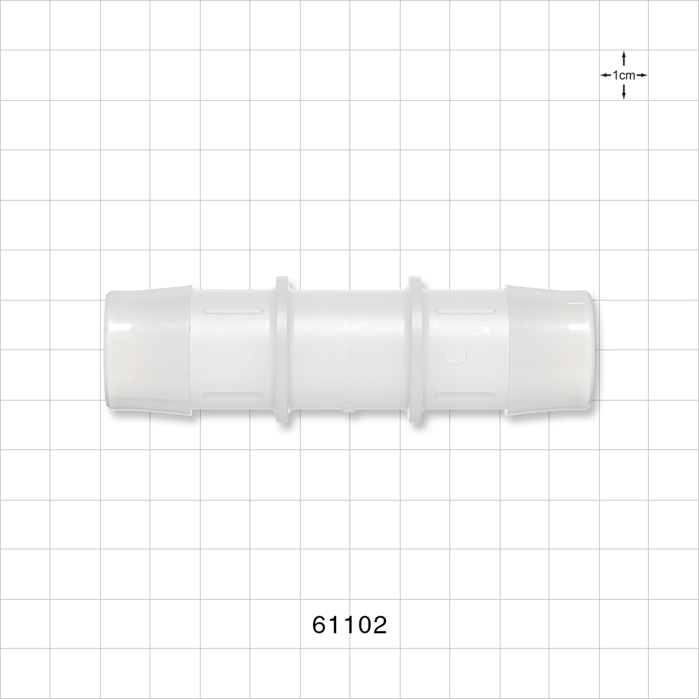 Straight Connector, Barbed, Natural