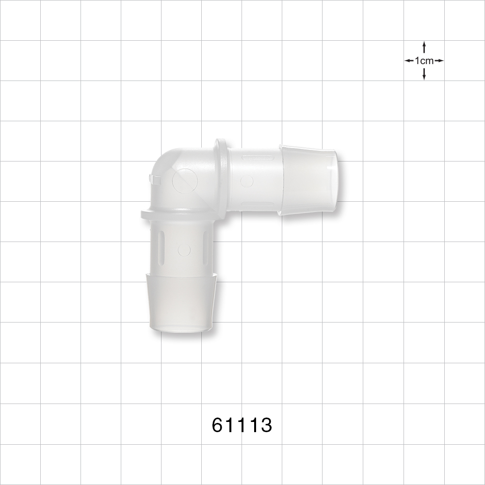 Elbow Connector, Barbed, Natural