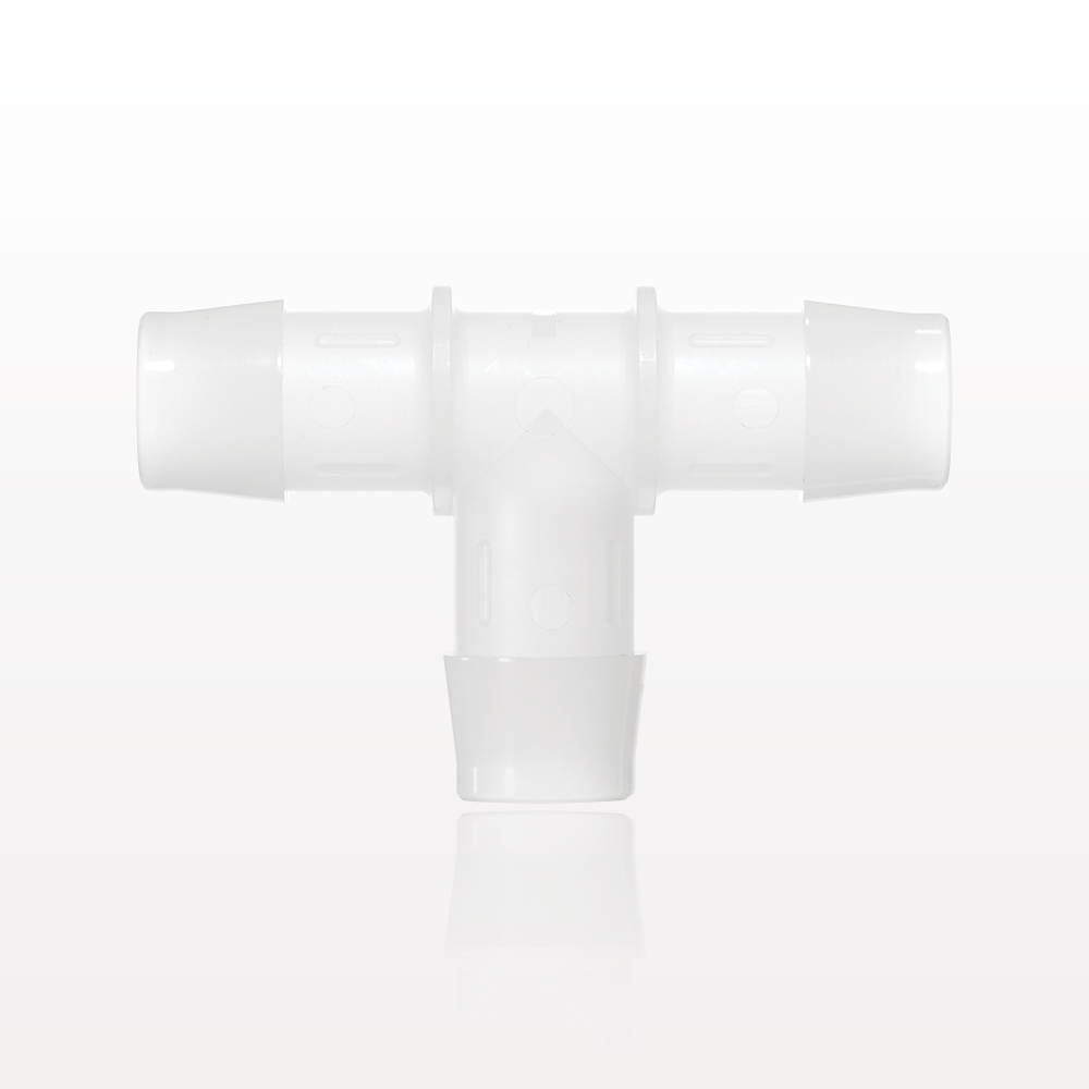 T Connector, Barbed, Natural