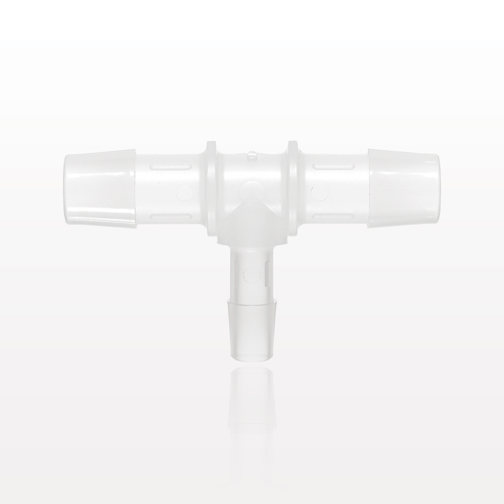 T Connector, Reducer, Barbed, Natural