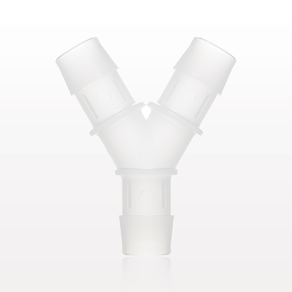 Y Connector, Barbed, Natural
