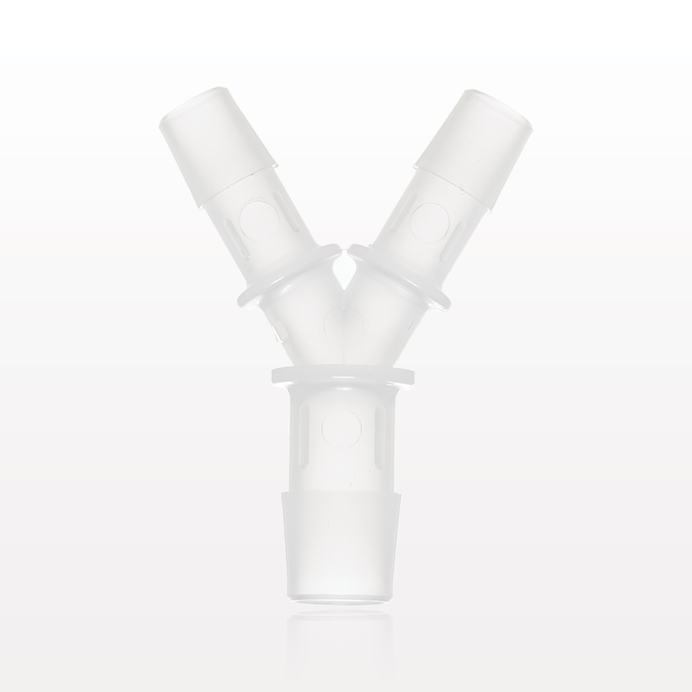 Y Connector, Reducer, Barbed, Natural