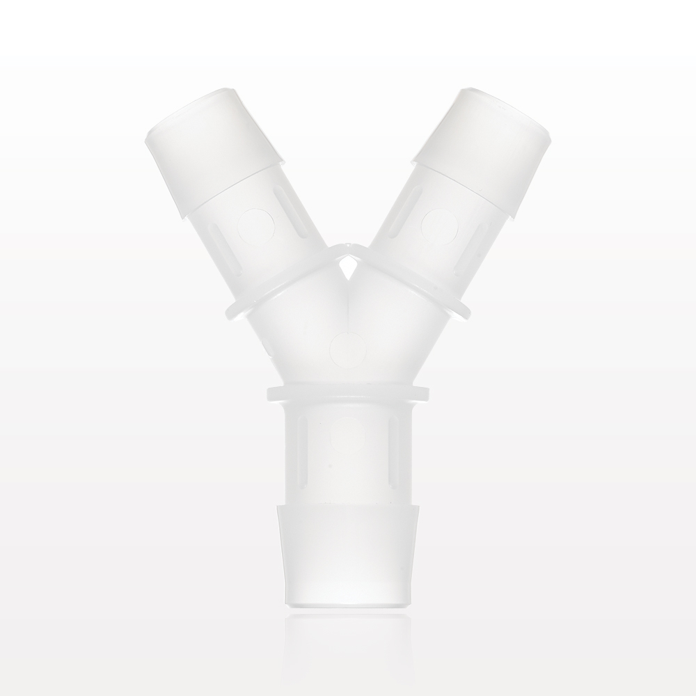 Y Connector, Reducer, Barbed, Natural