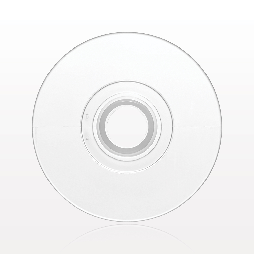 Bag Port Flange with Flat Plate, Barbed, Natural