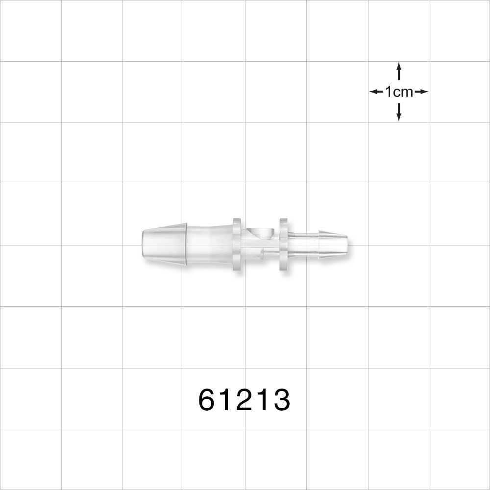 Straight Connector, Reducer, Barbed, Natural