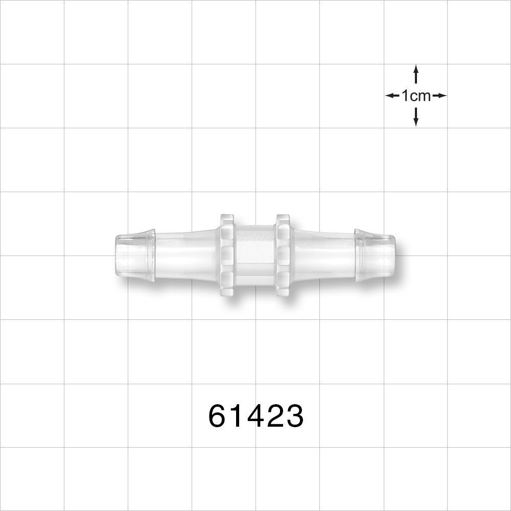Straight Connector, Barbed, Natural