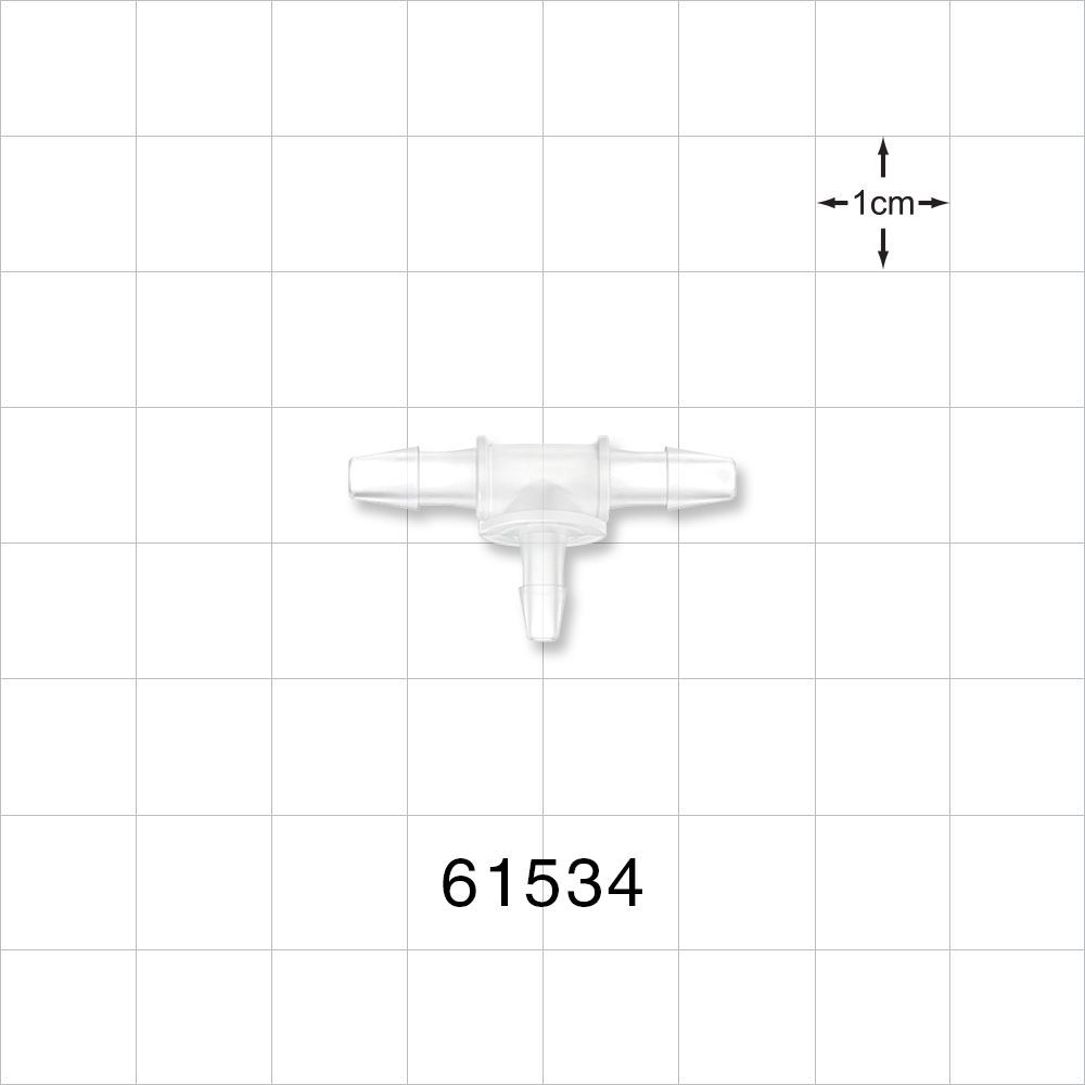 T Connector, Reducer, Barbed, Natural
