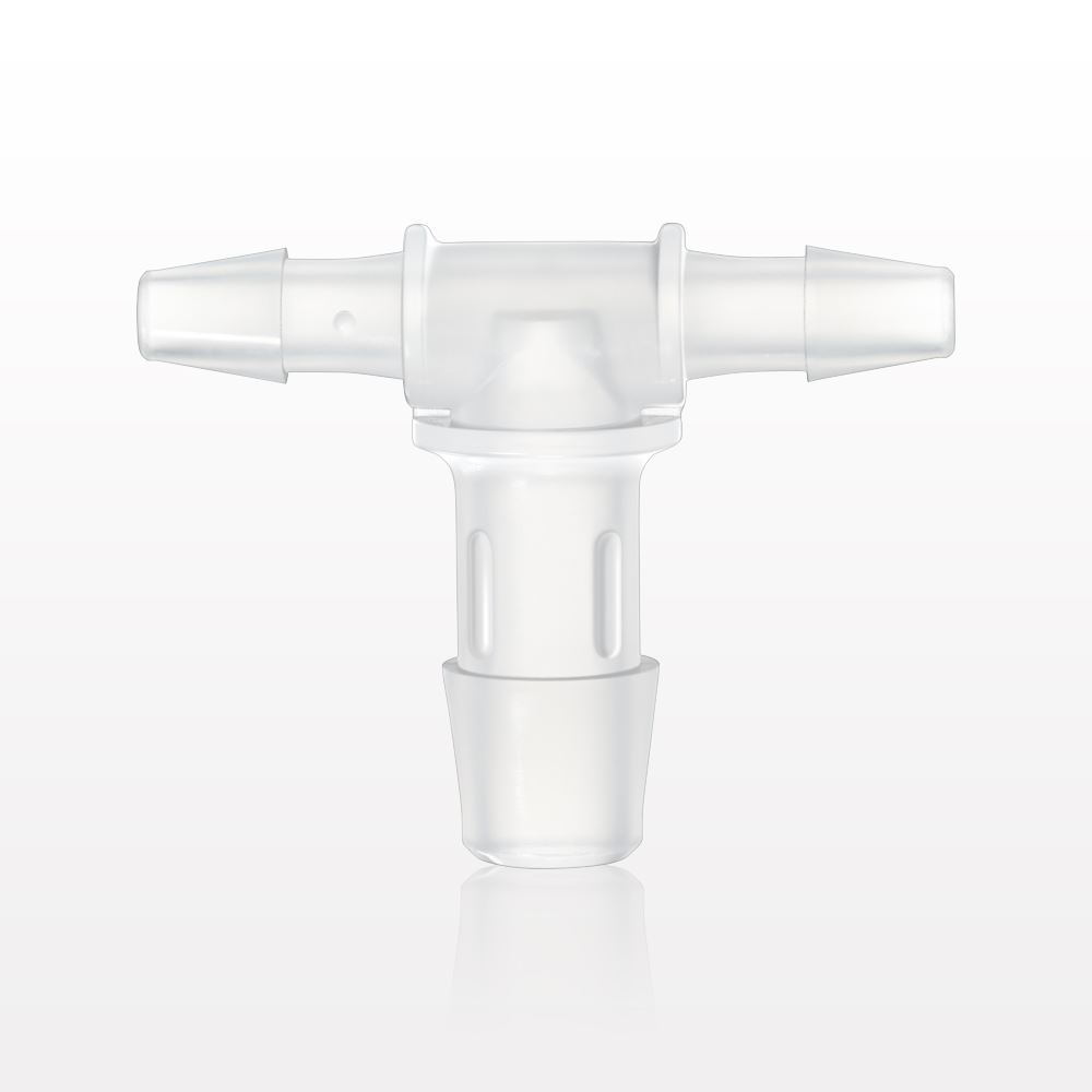 T Connector, Reducer, Barbed, Natural