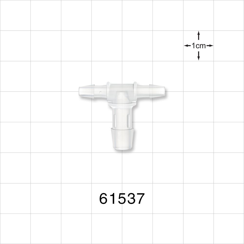 T Connector, Reducer, Barbed, Natural