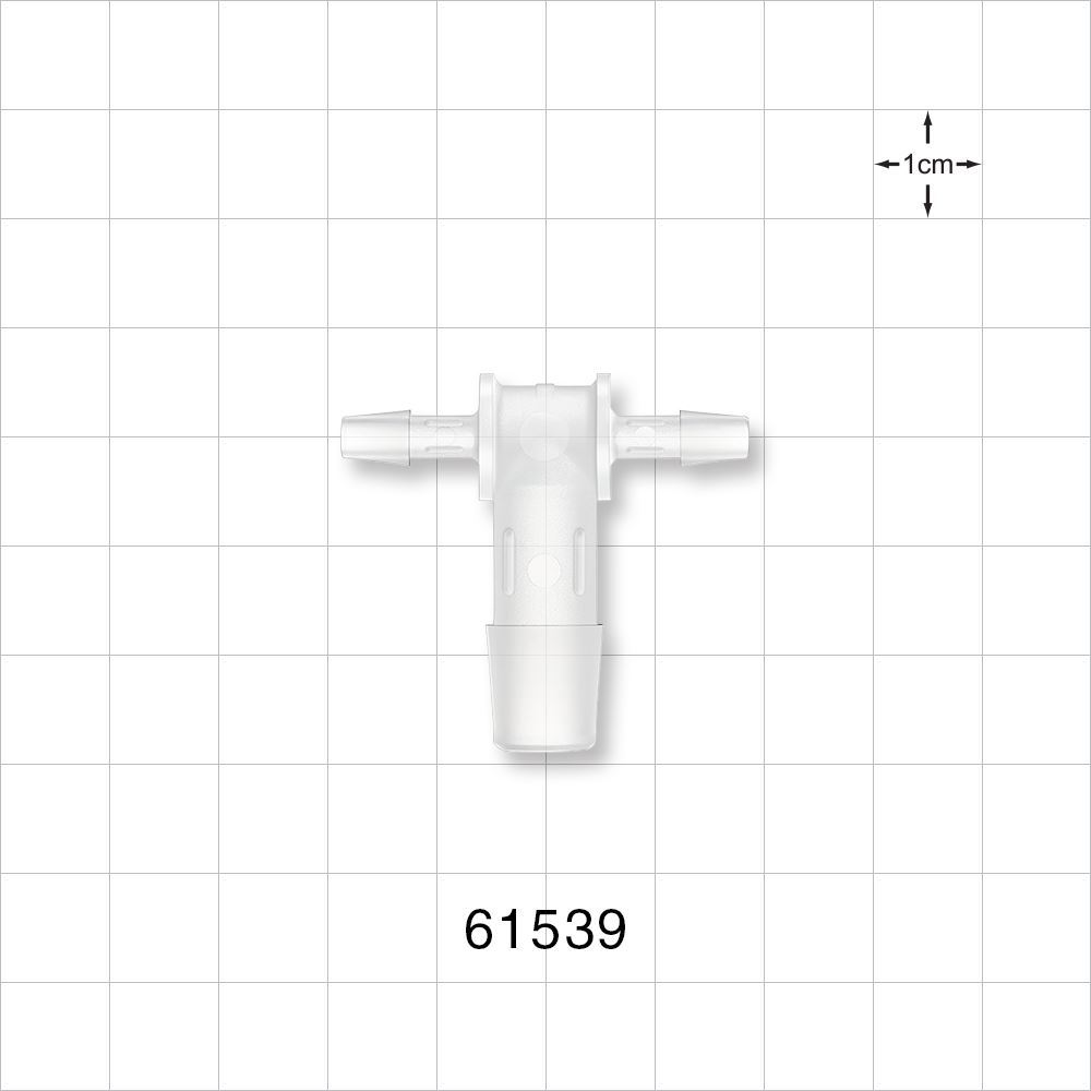 T Connector, Reducer, Barbed, Natural
