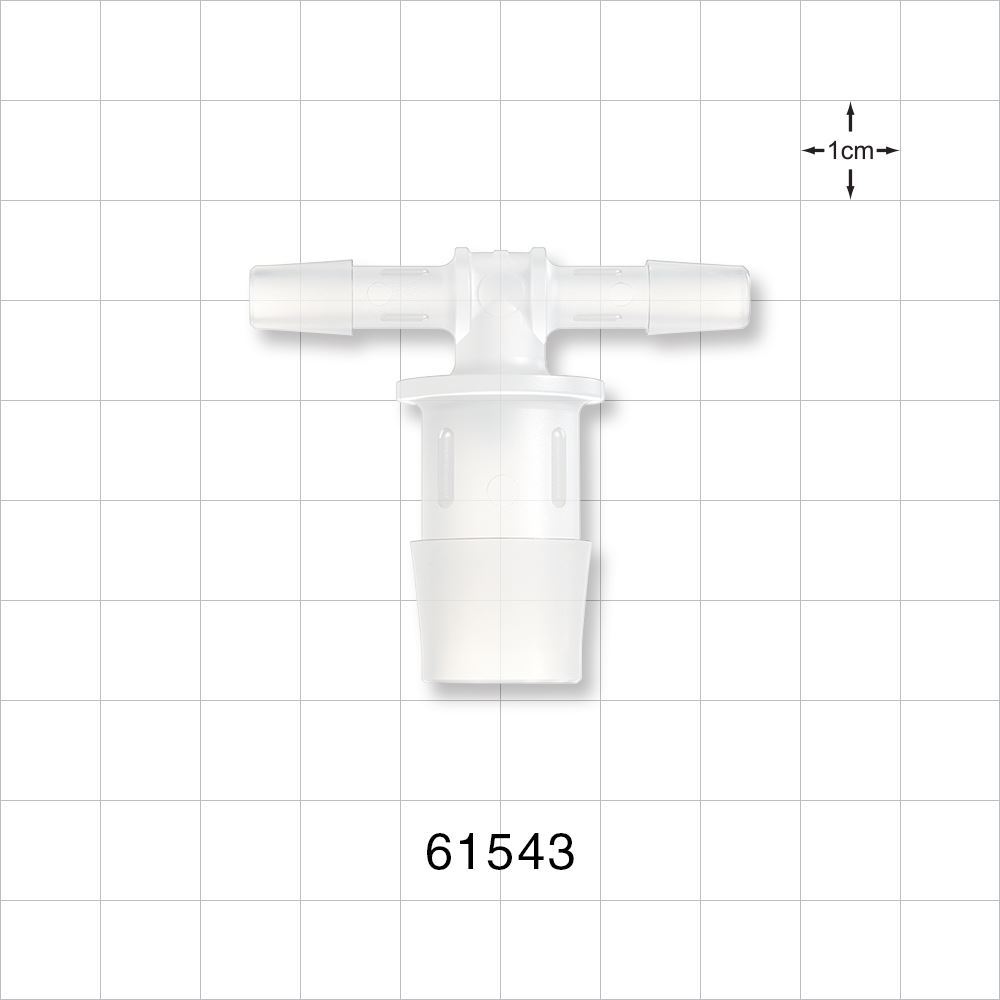 T Connector, Reducer, Barbed, Natural