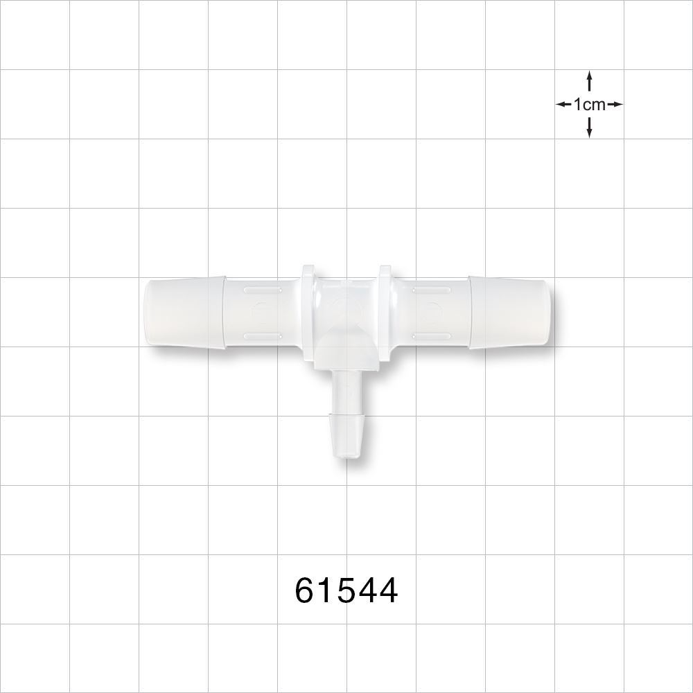 T Connector, Reducer, Barbed, Natural