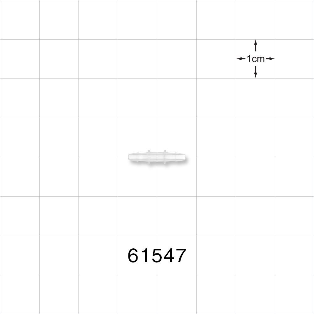 Straight Connector, Barbed, Natural