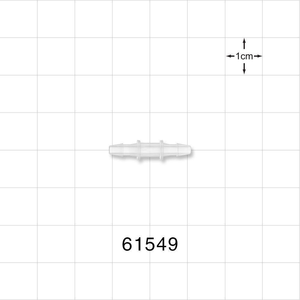 Straight Connector, Barbed, Natural