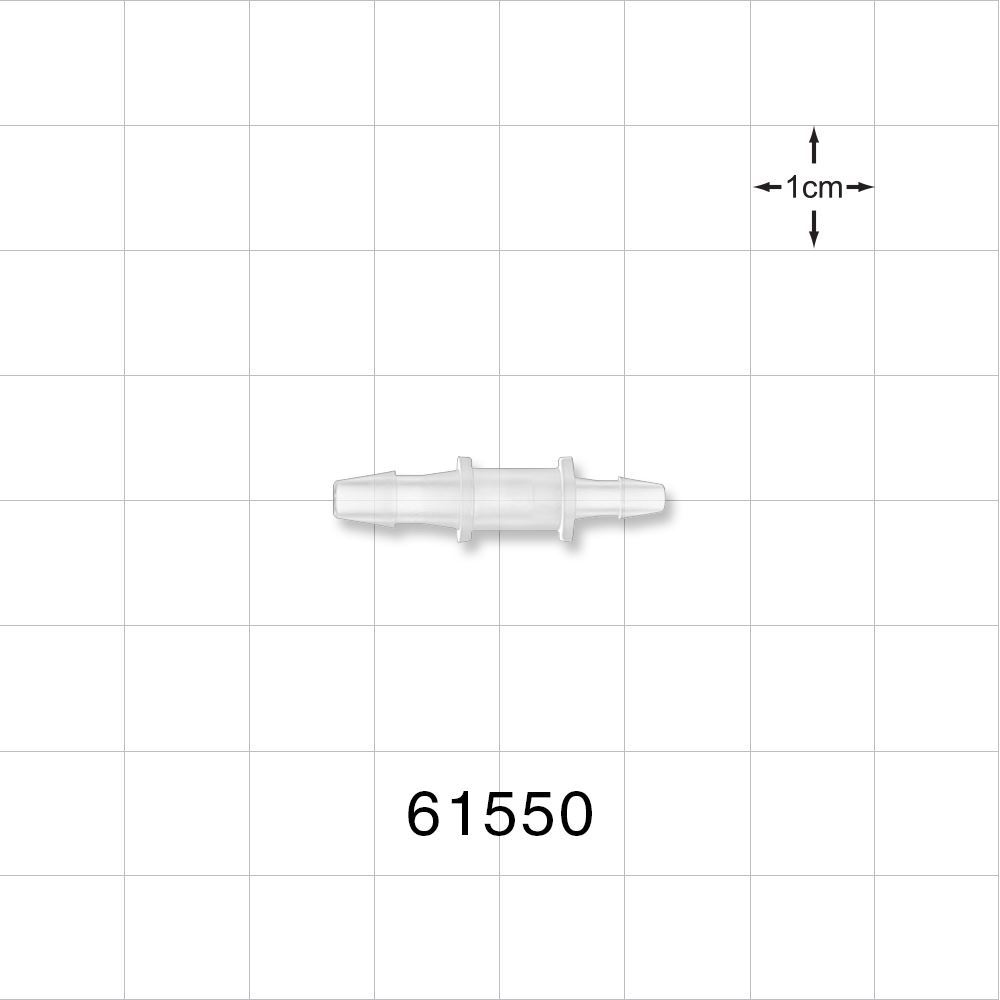 Straight Connector, Reducer, Barbed, Natural