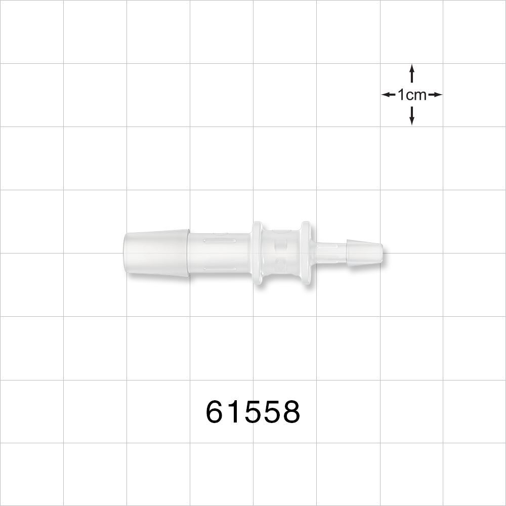 Straight Connector, Reducer, Barbed, Natural
