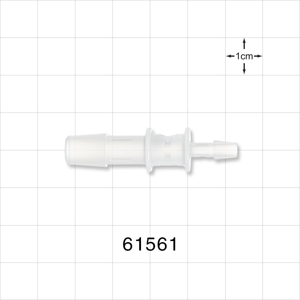 Straight Connector, Reducer, Barbed, Natural