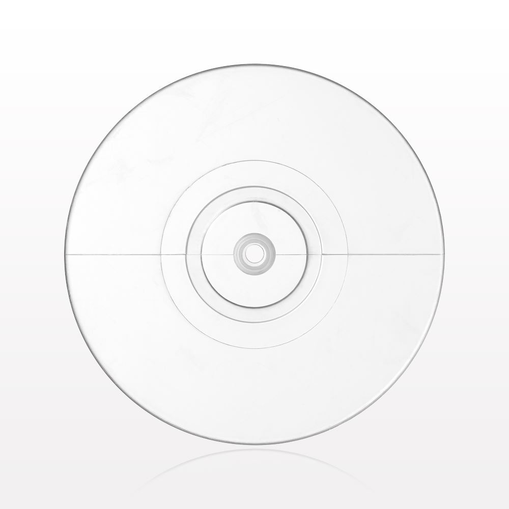 Bag Port Flange with Flat Plate, Barbed, Natural