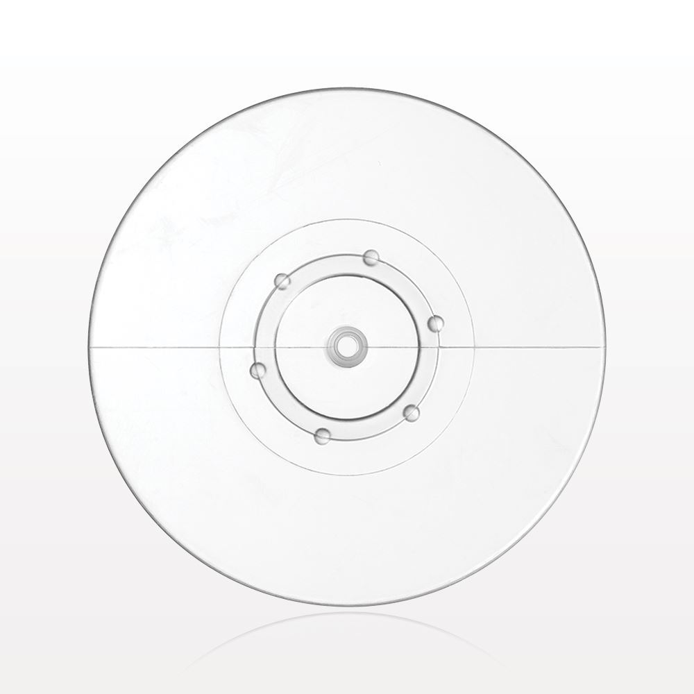 Bag Port Flange with Dimples, Barbed, Natural