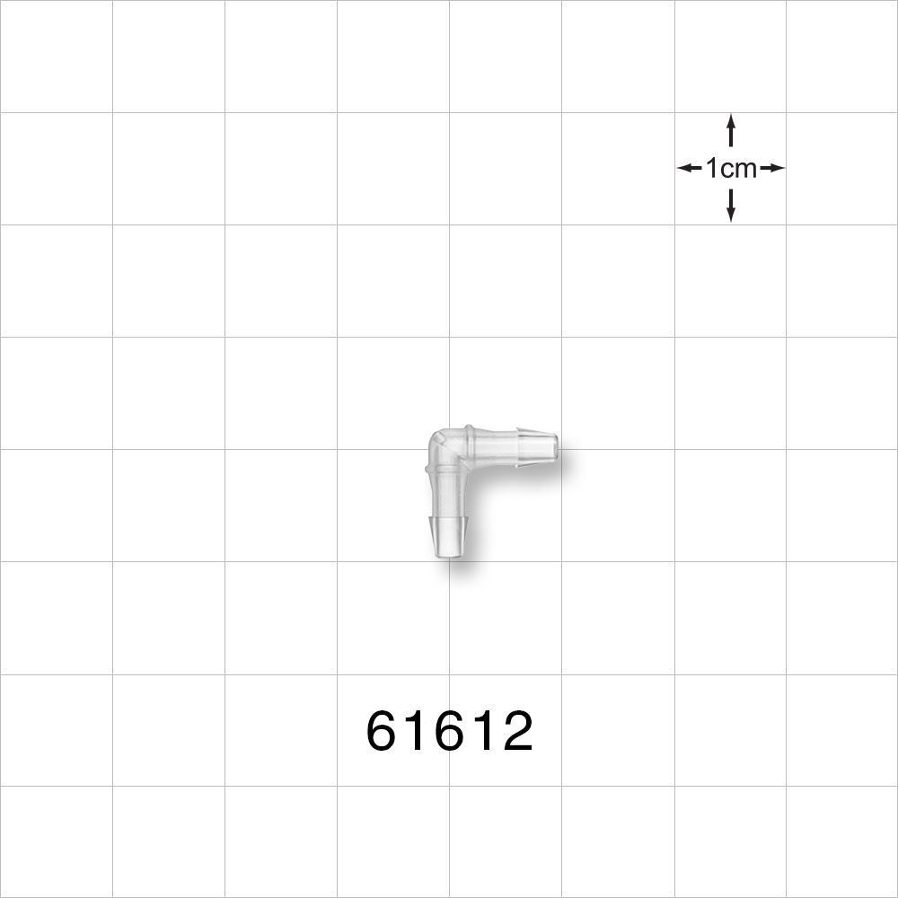 Elbow Connector, Barbed, Natural