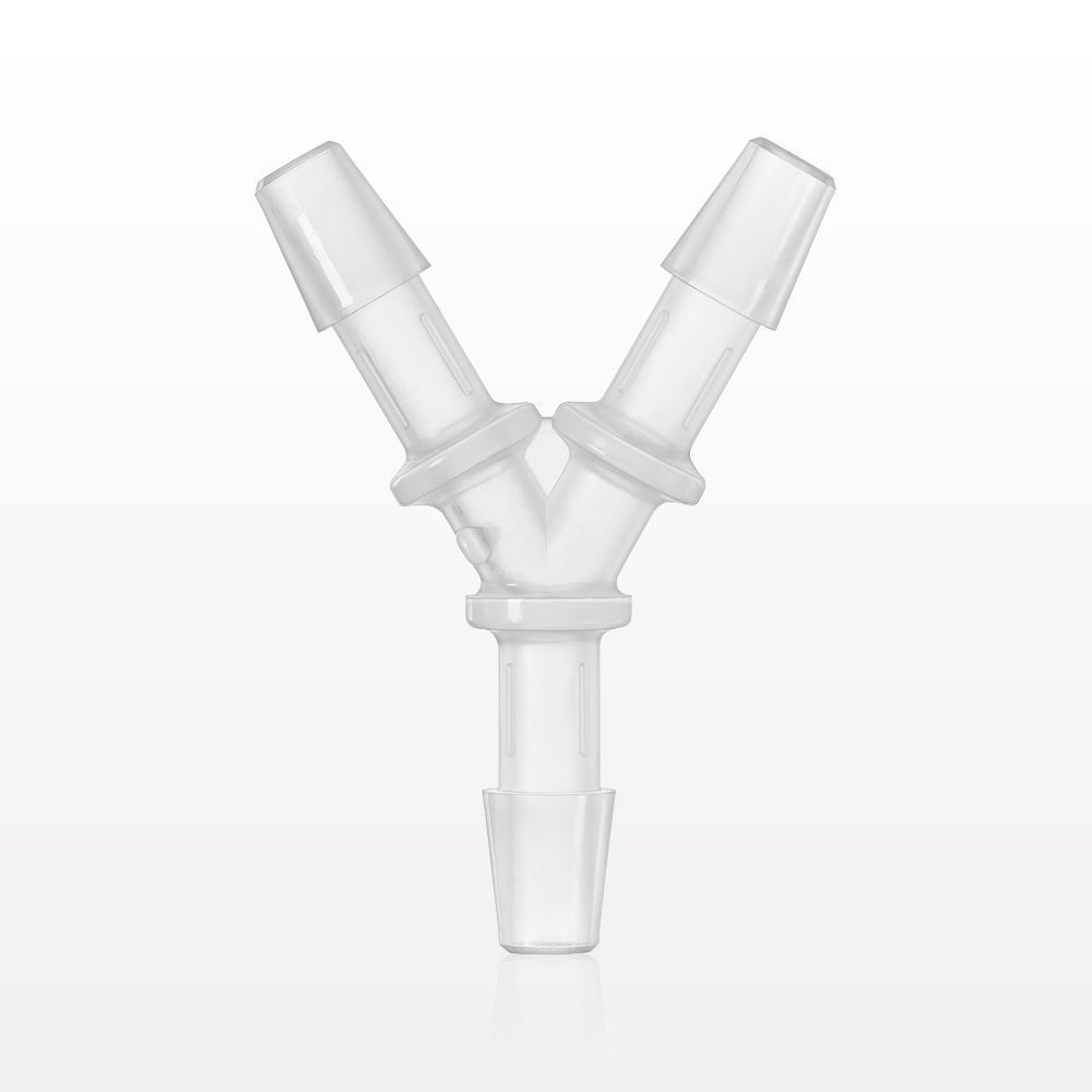 Y Connector, Barbed, Natural